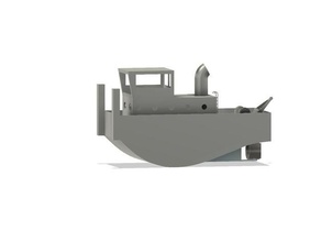 springer tug boat rc barca 3d print model - Mito3D