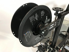 filament spool holder Halter 3d print model - Mito3D