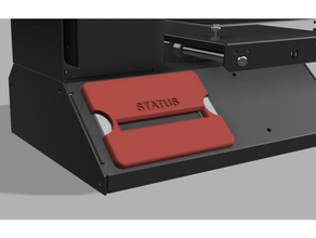mp selezionare mini - touch screen cover magnetica riga di stato 3d print model - Mito3D