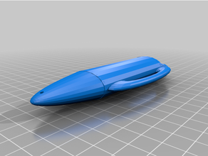 llavero torpedo baywatch 3d print model - Mito3D