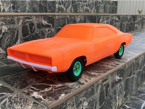 rc Auto - dodge charger chassis 3d print model - Mito3D