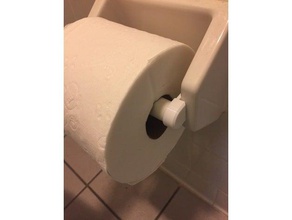 toilet roll extender mega paper holder 3d print model - Mito3D