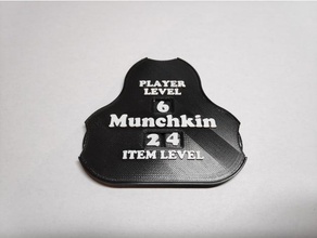 munchkin level counter geräuschvoll 3d print model - Mito3D