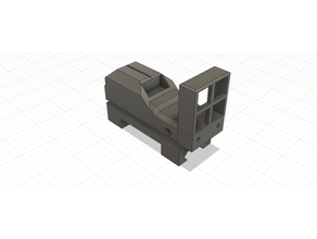 fully adjustable reticle sight 3d print model - Mito3D