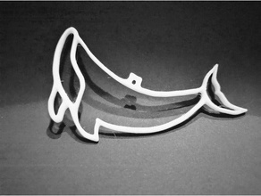 balena contorno 3d print model - Mito3D