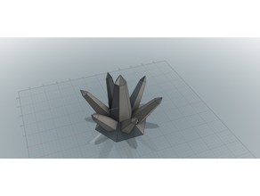 big clive ' s crystal 3d print model - Mito3D