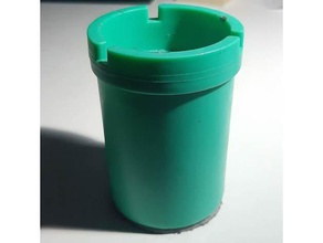 cinzeiro funil tampa do frasco de 85 mm diâmetro externo, v 2 jar upcycling 3d print model - Mito3D
