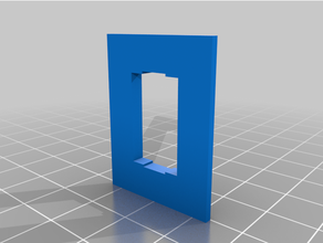 rectangle panel mount rocker switch box ender 3 creality 3d print model - Mito3D