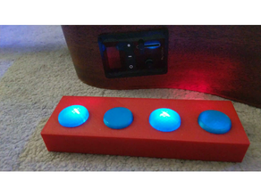 wireless pedaliere midi pad bluetooth ble arduino controller l'interruttore a pedale chitarra l'umidità 3d print model - Mito3D