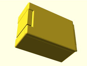 customizable box latch 3d print model - Mito3D