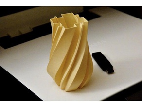 vase 101 container pen holder spiral 3d print model - Mito3D