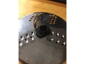 b&d quick 'n easy slicer hub nero decker affettatrice 3d print model - Mito3D