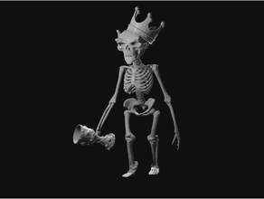 goblin skeleton creature dark dnd miniature dungeon hobgoblin monster remix resin printer 3d print model - Mito3D
