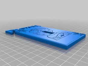 frozen light switch cover 3d print model - Mito3D