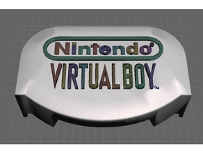 virtual boy stand medallón grandes logos de nintendo 3d print model - Mito3D