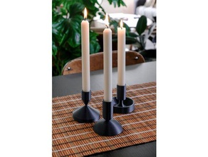 modular candle holder set interchangeable swappable 3d print model - Mito3D