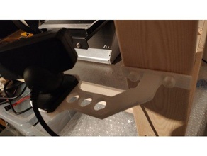 ikea étagère de la caméra playstation eye mount support 3d print model - Mito3D