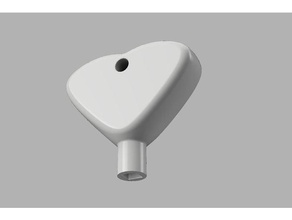 hand towel dispenser key 3d print model - Mito3D