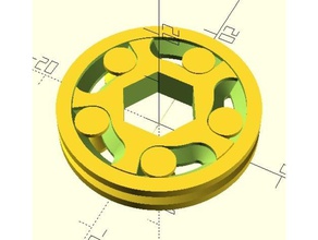 anpassbare ein-Wege-Kupplung Lager Kupplung 3d print model - Mito3D