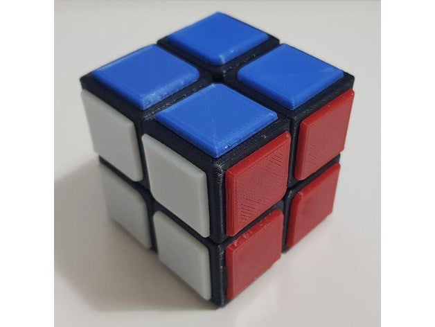 rubik 's cube 2x2 2x2x2 rubiks 3D print model - Mito3D