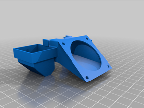 simple j-heaad cooler 50x50 updated j-head part 3d print model - Mito3D