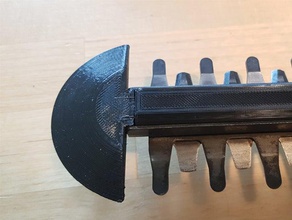 hedge trimmer sword inlay bosch easyhedgecut clipper cutter shears 3d print model - Mito3D