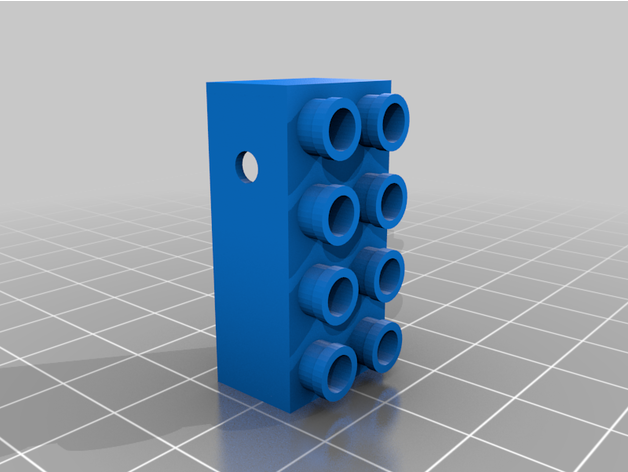 bloque rasti para el eje 3D print model - Mito3D