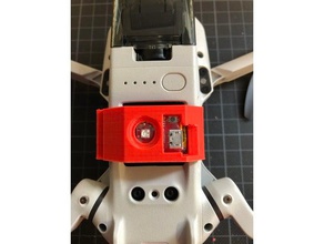 mavic mini flytron led holder dji 3d print model - Mito3D