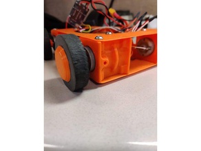25mm gear-motor mount --- rev bracket brushed motor combat robot gear gearmotor rc car remote control 3d print model - Mito3D