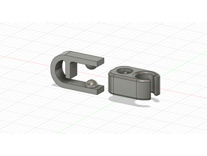 store vertical chaîne pince de fixation les stores le clip ménage 3d print model - Mito3D
