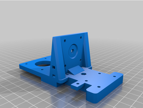 remix hypercube evolution mount bondtech bmg direct extruder orion piezo e3d v6 3d print model - Mito3D