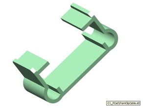 2020 2040 telaio cavo a nastro clip in alluminio estruso 3d print model - Mito3D