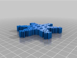 meine angepasste snowflaksusane machin kundengebundene 3d print model - Mito3D
