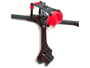 trux drone de carreras marco montaje la cámara 3d print model - Mito3D