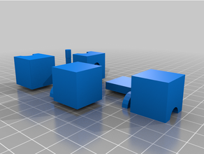 1x2xn rubiks cube 3d print model - Mito3D