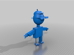 mest man somthing funny 3d print model - Mito3D