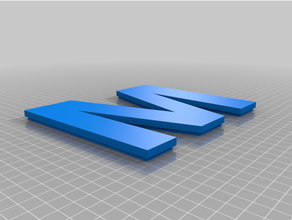 letra caixa 3d print model - Mito3D