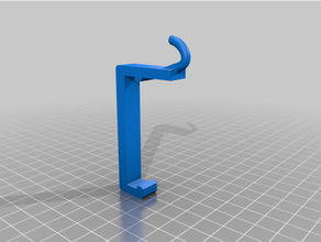 cubicle key hook 3d print model - Mito3D