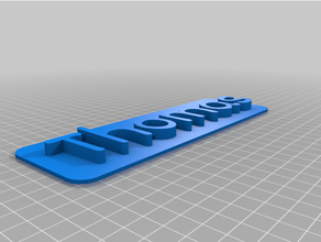 thomas 3d nameplate nametag custom nominal plaque 3d print model - Mito3D