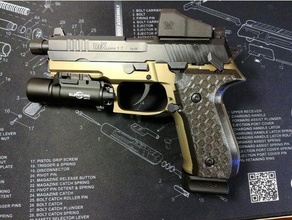rex Pistolengriff 3d print model - Mito3D