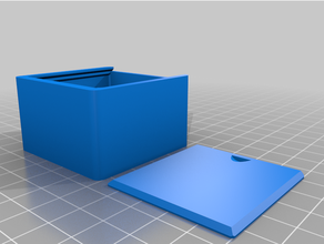 box+lid50x50x30 lumecube 20 Filter kundengebundene 3d print model - Mito3D