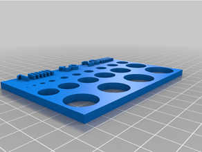 tamanho orifício medidor 3d print model - Mito3D