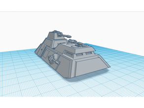 imparatorluk itici tank 3d print model - Mito3D