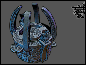 ruhlar openforge yerinde güç 28 mm sigmar yaş dungeons dragons minyatür pathfinder rpg tabela arazi wargaming 3d print model - Mito3D