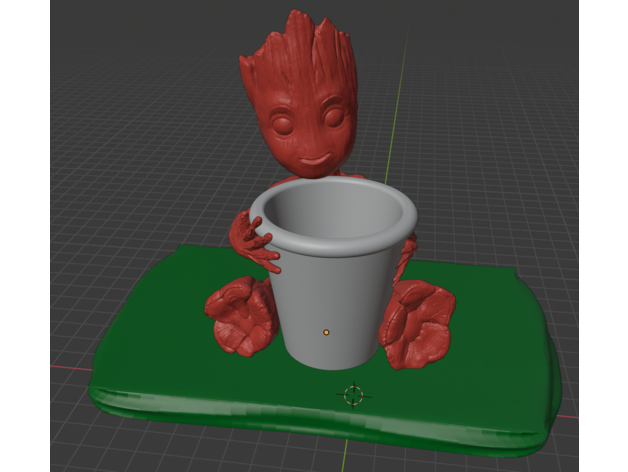 groot sottopentola 3D print model - Mito3D