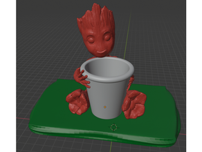 groot sottopentola 3d print model - Mito3D