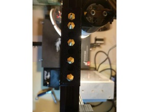 nozzle holder - ender 3 8 nozzles v-slot vslot 3d print model - Mito3D