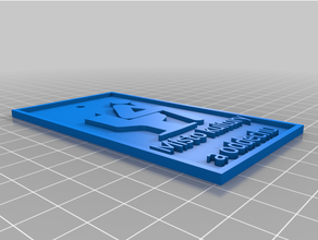 wc tabulka 3d print model - Mito3D