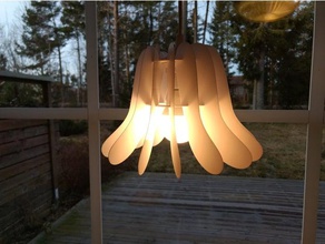 modular lamp shade dekoration lampshade light 3d print model - Mito3D