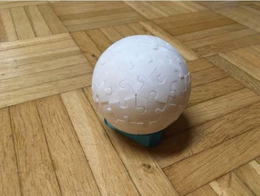 Ikosaeder Dodekaeder basierte puzzle ball 3d print model - Mito3D